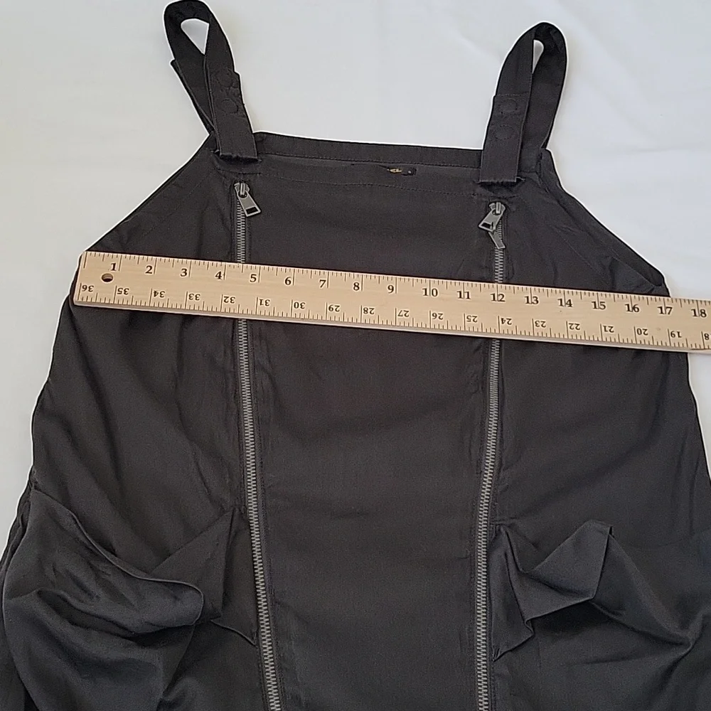 Guess Modern Gray Women's Dress Size S/M Silk Cotton Adjustable straps - Picture 10 of 13